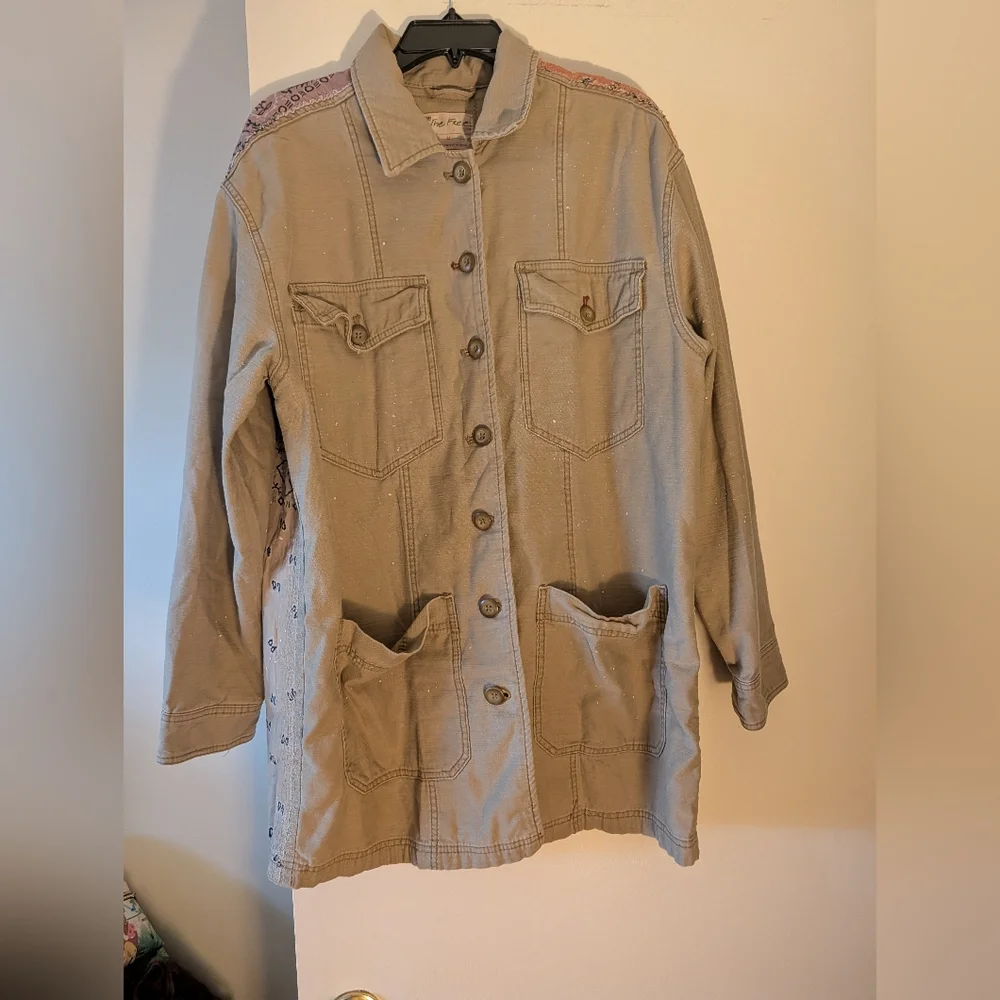 Free People - Swept Up Shirt Jacket, Size Medium, NWOT - Picture 4 of 8